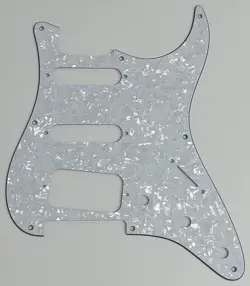 FOR 4-PLY FENDER 8 SCREW STRATOCASTER START HSS GUITAR PICKGUARD,WHITE PEARL