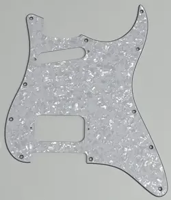 FOR FIT 4-PLY FENDER US 11 SCREW HS STRATOCASTER GUITAR PICKGUARD,WHITE PEARL