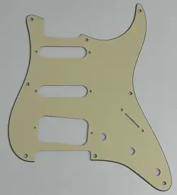 FOR 3-PLY FENDER 8 SCREW STRATOCASTER START HSS GUITAR PICKGUARD,VINTAGE YELLOW