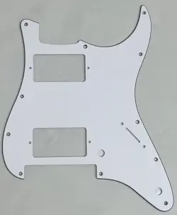 FOR FENDER STRAT FLOYD ROSE TREMOLO HH STYLE GUITAR PICKGUARD 3-PLY WHITE