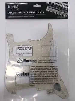 PRO 11 HOLES ROUND CORNER HSH STRAT PICKGUARD FOR AMERICAN/MEXICAN FENDER STA...