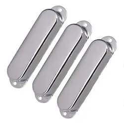 3PCS CLOSED BRASS SINGLE COIL PICKUP COVERS FOR FENDER STRAT SQUIER ELECTRIC ...