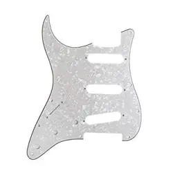 SSS 11 HOLE LEFT HANDED STRAT GUITAR PICKGUARD FOR FENDER USA/MEXICAN MADE ST...