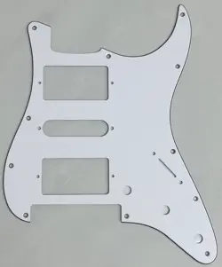 CUSTOM FOR FENDER STRAT FLOYD ROSE TREMOLO HSH STYLE GUITAR PICKGUARD WHITE