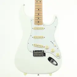 FENDER HYBRID 68 STRATOCASTER ARCTIC WHITE USED 2020 ALDER BODY W/SOFT CASE