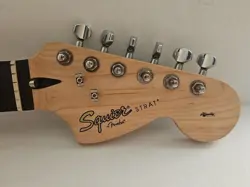 2012 FENDER SQUIER AFFINITY STRAT NECK + TUNERS GUITAR STRATOCASTER MAPLE PARTS