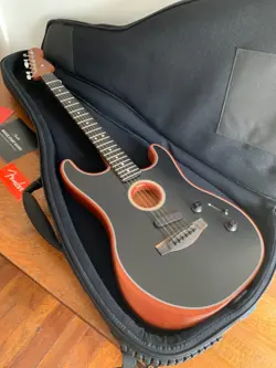 FENDER AMERICAN ACOUSTASONIC STRATOCASTER RIGHT-HANDED ELECTRIC GUITAR - MINT