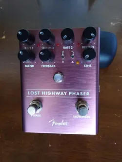 FENDER LOST HIGHWAY PHASER PHASE SHIFTER GUITAR PEDAL