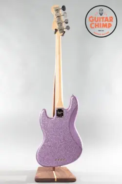 2017 FENDER LIMITED EDITION ADAM CLAYTON SIGNATURE JAZZ BASS PURPLE SPARKLE