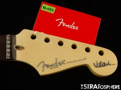 USA FENDER JEFF BECK STRATOCASTER STRAT NECK, PART LSR ROSEWOOD