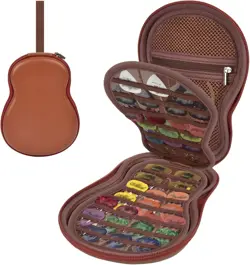 ANKHOH GUITAR PICK HOLDER CASE COMPATIBLE WITH FENDER/FOR RED 