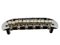 MUSTANG BRIDGE W/ LARGE SADDLES, ALSO FITS FENDER JAGUAR OR JAZZMASTER- CHROME