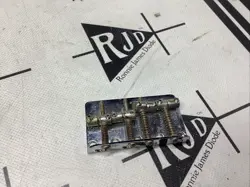 70’S FENDER USA PRECISION JAZZ BASS ADJUSTABLE GUITAR BRIDGE CHROME