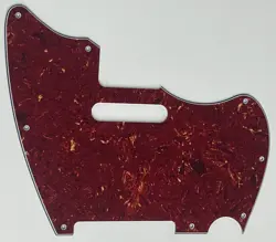 FOR FIT FENDER WARMOTH MJT TELEMASTER JAZZCASTER GUITAR PICKGUARD RED TORTOISE