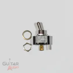 GENUINE FENDER AMPLIFIER TOGGLE SWITCH SPST WITH MOUNTING HARDWARE