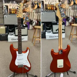 2003 FENDER AMERICAN DELUXE STRATOCASTER CANDY TANGERINE W/ MOJOTONE PU'S & CASE