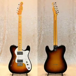 USED 2022 FENDER AMERICAN VINTAGE2 1972 TELECASTER THINLINE SUNBURST W/OHSC