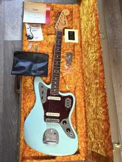 FENDER AMERICAN ORIGINAL 60S JAGUAR DAPHNE BLUE USED ELECTRIC GUITAR