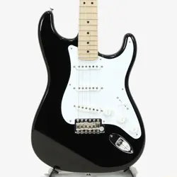 USED FENDER ERIC CLAPTON STRATOCASTER BLACK ELECTRIC GUITAR ST TYPE FREE SHIPPIN