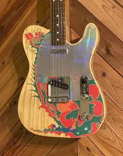 USED FENDER JIMMY PAGE TELECASTER RW NAT ELECTRIC GUITAR TL TYPE FREE SHIPPING