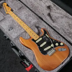 USED FENDER AMERICAN PROFESSIONAL II STRATOCASTER ROASTED PINE FREE SHIPPING