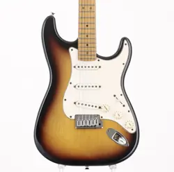USED FENDER AMERICAN STANDARD STRATOCASTER BROWN SUNBURST 1999 FREE SHIPPING