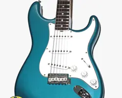 USED FENDER USA 2023 ERIC JOHNSON STRATOCASTER LUCERNE AQUA FIREMIST FREE SHIPPI