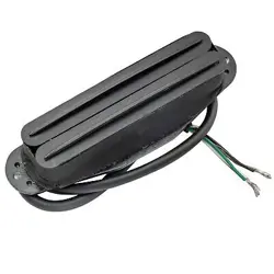 HOT RAILS SINGLE COIL SIZED HUMBUCKER FOR FENDER STRAT STRATOCASTER SQUIER EL...