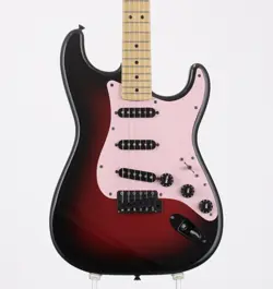 USED FENDER MADE IN JAPAN KEN STRATOCASTER GALAXY RED FREE SHIPPING