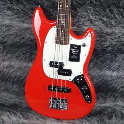 FENDER PLAYER II MUSTANG BASS PJ CORAL RED