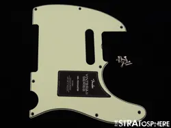FENDER VINTERA II 60S RI TELECASTER PICKGUARD TELE GUITAR PART MINT GREEN 3 PLY