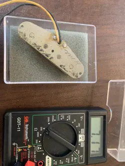 1968 FENDER TELECASTER BASS PICKUP ORIGINAL