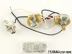 FENDER VINTERA II 60S PRECISION P BASS POTS JACK PARTS, VOLUME TONE BASS.