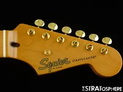 FENDER FSR SQUIER CLASSIC VIBE 50S STRATOCASTER STRAT, NECK & GOLD TUNERS MAPLE