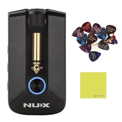 NUX MIGHTY PLUG PRO MP-3 GUITAR HEADPHONE AMP BUNDLE WITH 12X FENDER GUITAR P...