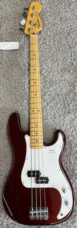 2025 FENDER STANDARD SERIES 4-STRING PRECISION BASS GUITAR, CANDY COLA - SAMPLE