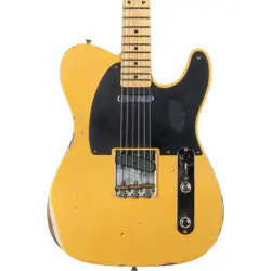 FENDER CUSTOM SHOP 1954 TELECASTER RELIC ELECTRIC GUITAR - AGED NOCASTER BLONDE