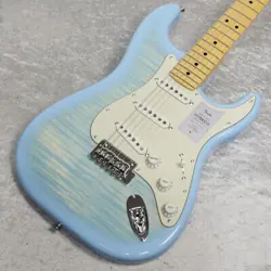 FENDER 2024 COLLECTION  JAPAN HYBRID II STRATOCASTER  FLAME CELESTE BLUE