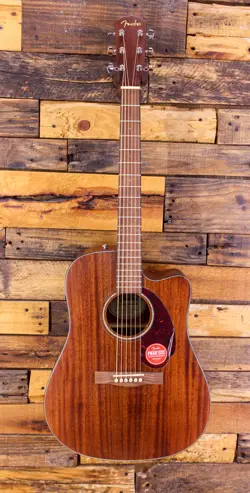 FENDER CD-60SCE ALL-MAHOGANY LIMITED-EDITION ACOUSTIC-ELECTRIC GUITAR SATIN