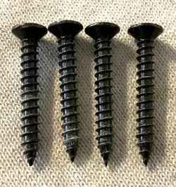 2005 FENDER SQUIER MASTER M-80 ELECTRIC GUITAR ORIGINAL NECK MOUNTING SCREWS