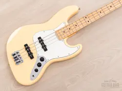 2021 FENDER HYBRID II JAZZ BASS VINTAGE WHITE W/ HANGTAGS, JAPAN MIJ