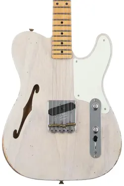 FENDER CUSTOM SHOP LIMITED-EDITION RED HOT ESQUIRE RELIC SEMI-HOLLOWBODY