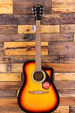 FENDER FA-125CE DREADNOUGHT ACOUSTIC-ELECTRIC GUITAR SUNBURST BLEMISH