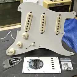 2007 FENDER VINTAGE 50'S STRAT GUITAR LOADED PICKGUARD PICKUPS POTS KNOBS SWITCH