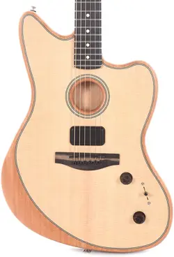 FENDER AMERICAN ACOUSTASONIC JAZZMASTER NATURAL EBONY FINGERBOARD