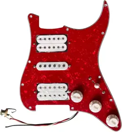 HSH GUITAR PREWIRED LOADED PICKGUARD 4PLY 11 HOLE FOR FENDER ST GUITAR PARTS