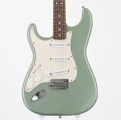 USED  FENDER MEXICO   STANDARD STRATOCASTER LH SAGE GREEN METALLIC     4 3