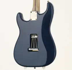 USED  FENDER MEXICO   DELUXE PLAYERS STRAT SAPHIRE BLUE TRANSPARENT