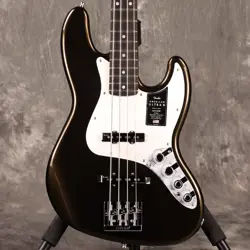 FENDER AMERICAN ULTRA II JAZZ BASS EBONY  TEXAS TEA
