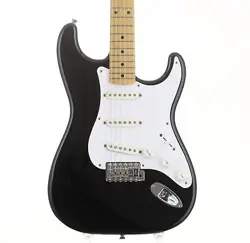 FENDER JAPAN ST57 BLACK USED MAPLE NECK MAPLE FINGERBOARD W/GIG CASE
